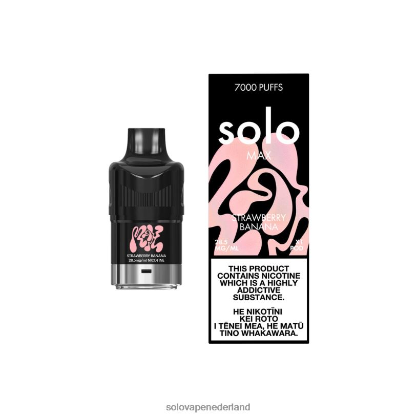 Solo MAX peul aardbei banaan 0280477 - Solo Vape Winkel