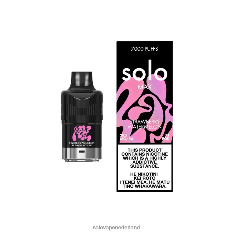 Solo MAX peul aardbei watermeloen 0280488 - Solo Vape Flavours