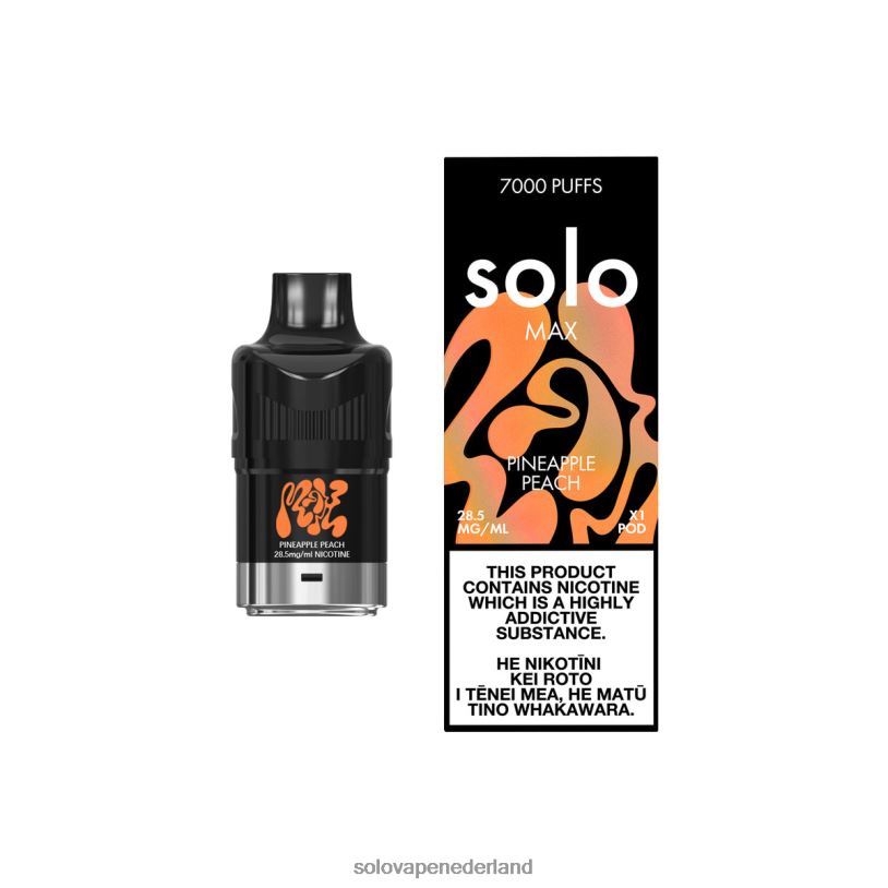 Solo MAX peul ananas perzik 0280485 - Solo Vape Kopen