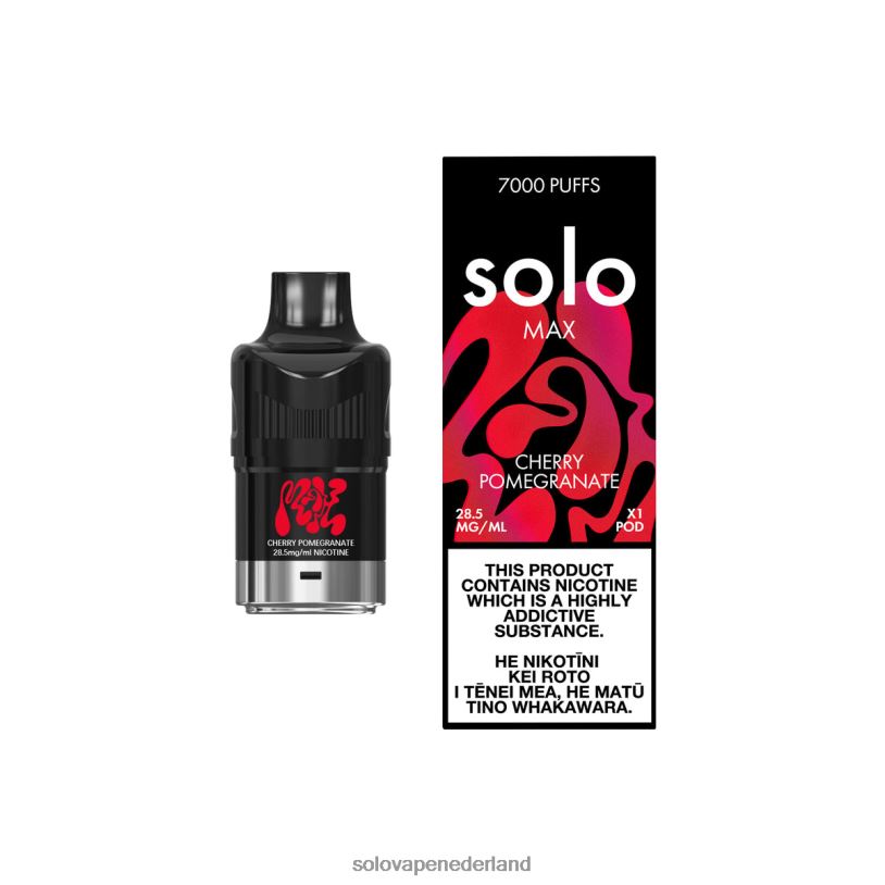 Solo MAX peul kersen granaatappel 0280483 - Solo Vape Amsterdam