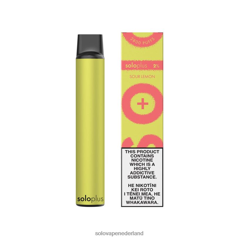 Solo Plus wegwerp damp zure citroen 0280436 - Best Solo Vape Flavours