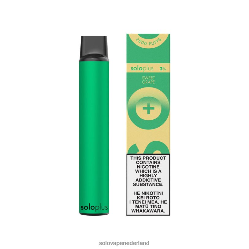 Solo Plus wegwerp vape-paradijscollectie zoete druif 0280440 - Solo Vape Kopen