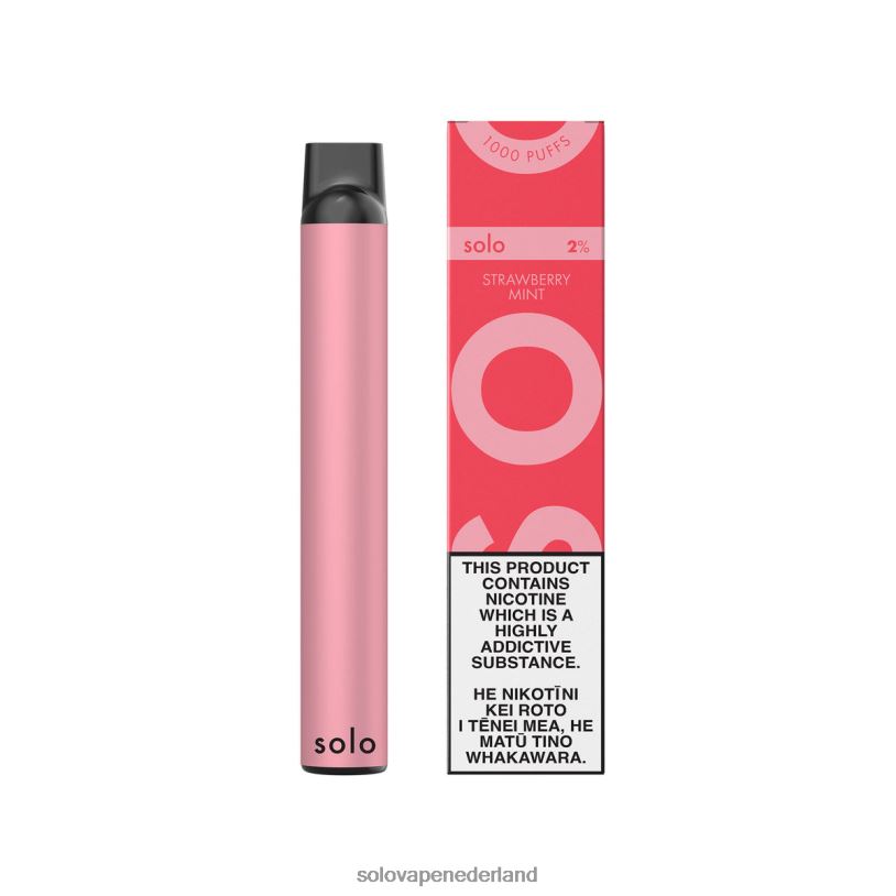 Solo wegwerp damp aardbei munt 028044 - Solo Vape Kopen