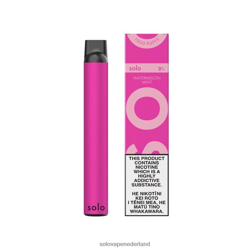 Solo wegwerp damp watermeloen munt 028042 - Solo Vape Amsterdam