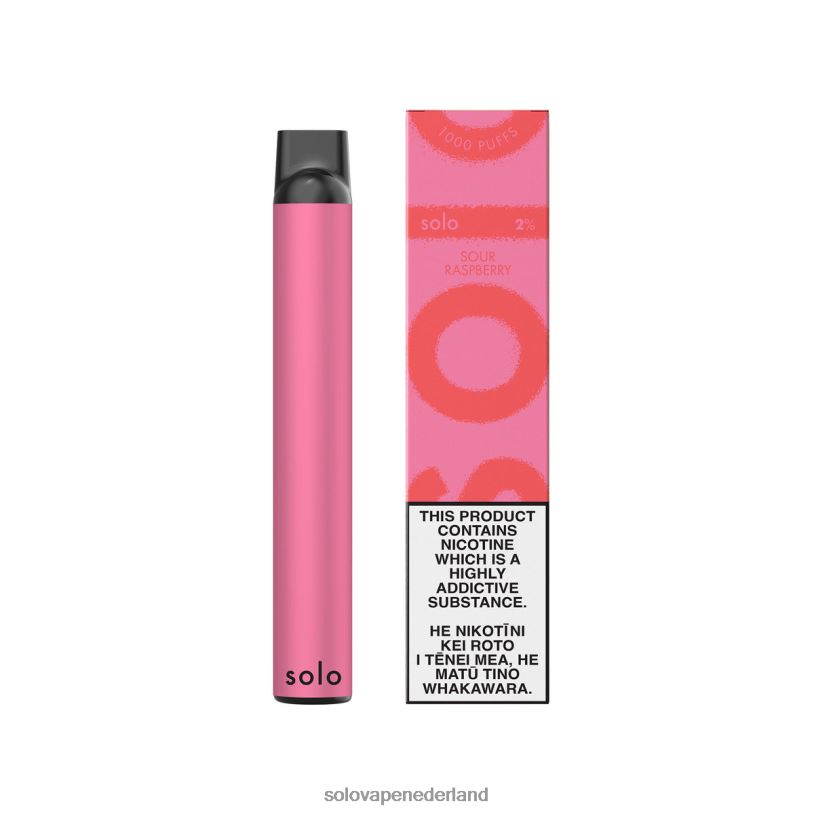Solo wegwerp damp zure framboos 0280413 - Solo Vape Kopen