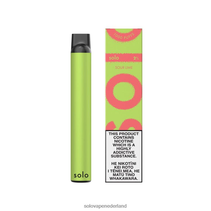 Solo wegwerp damp zure limoen 0280418 - Best Solo Vape Flavours